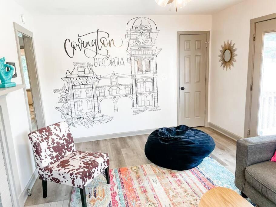 Blue Bungalow W/ Free Golf Cart 1/2 Mi From Square Covington Bagian luar foto