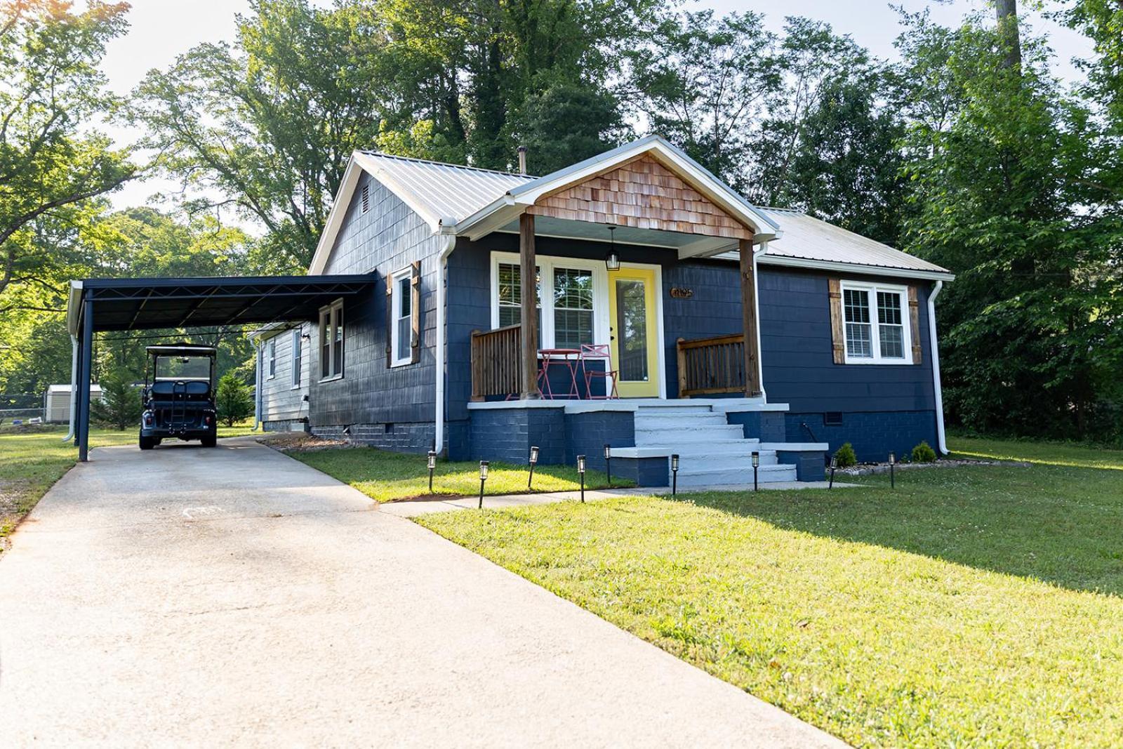 Blue Bungalow W/ Free Golf Cart 1/2 Mi From Square Covington Bagian luar foto