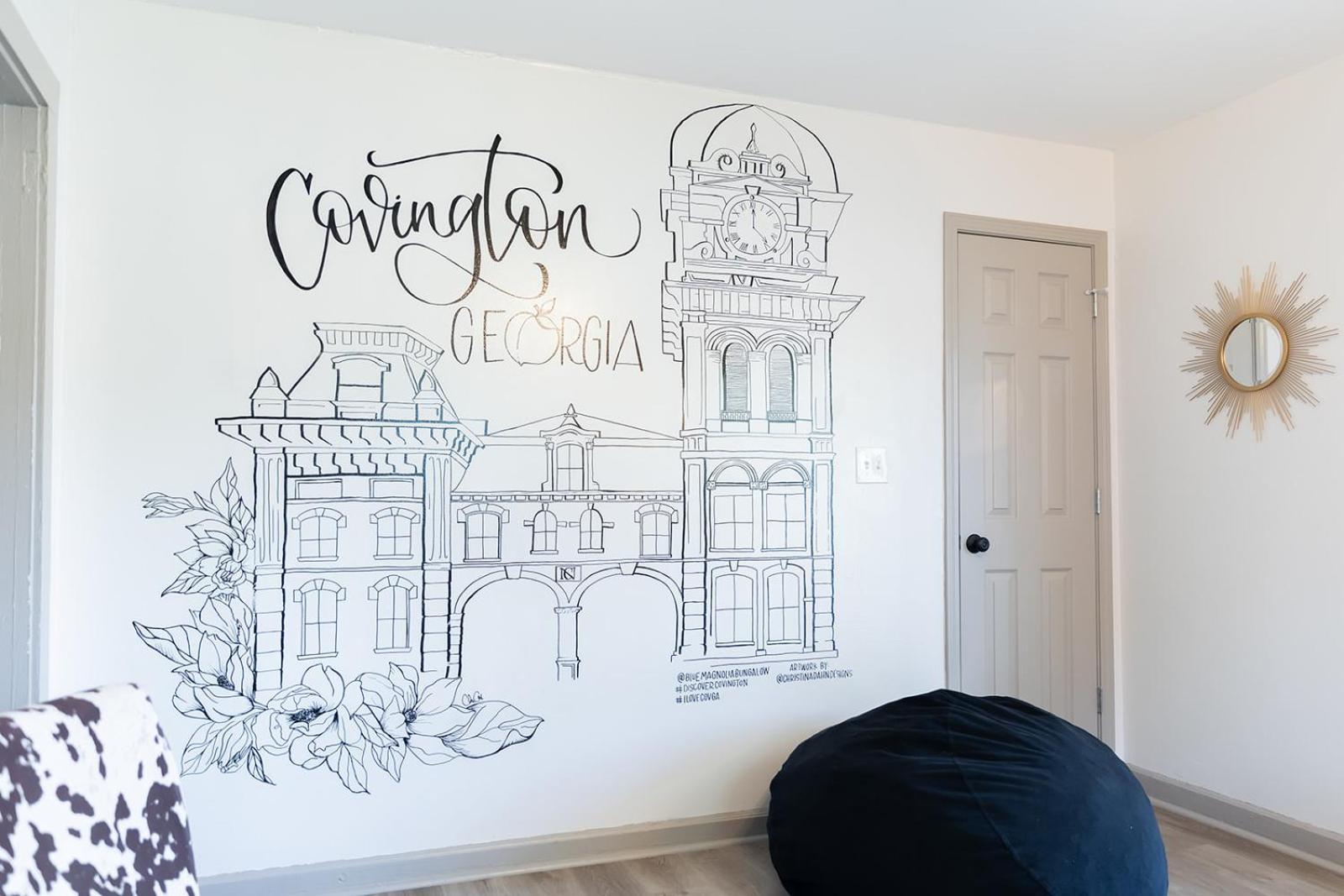 Blue Bungalow W/ Free Golf Cart 1/2 Mi From Square Covington Bagian luar foto